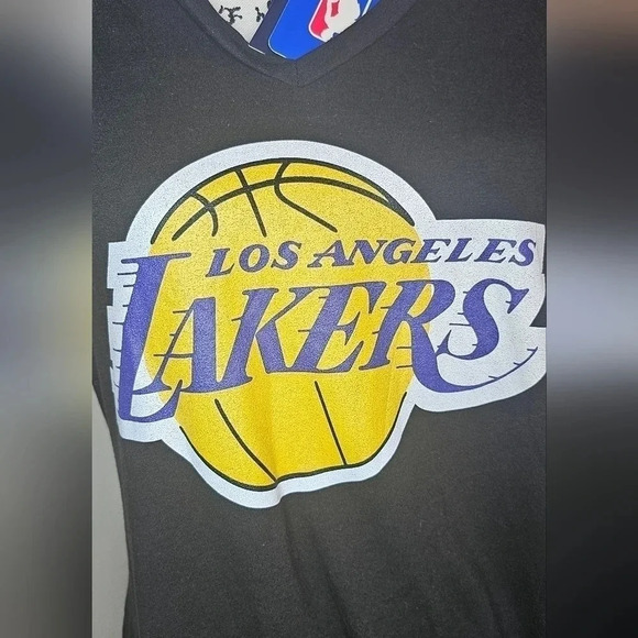 Fanatics Women's Los Angeles Lakers Lebron James #6 T-Shirt Size XL Black - Picture 4 of 11